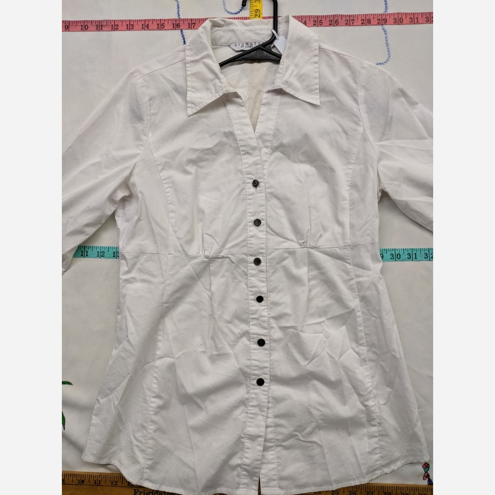 Women's Size Medium Larry Levine Short Sleeve Dres - Picture 2 of 2